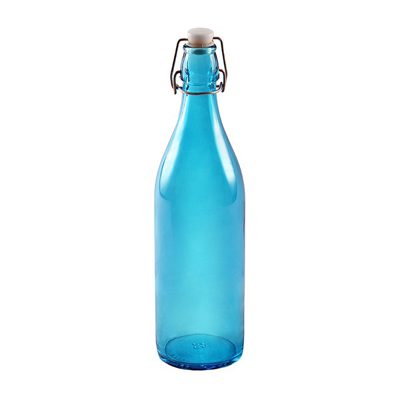 Бутылка голубая с крышкой 1 литр ― NaDache47.ru